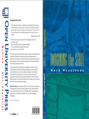 cover image of Imagining the State